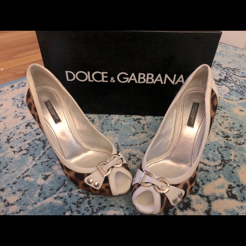 Dolce & Gabbana Leather Pony skin leopard print
